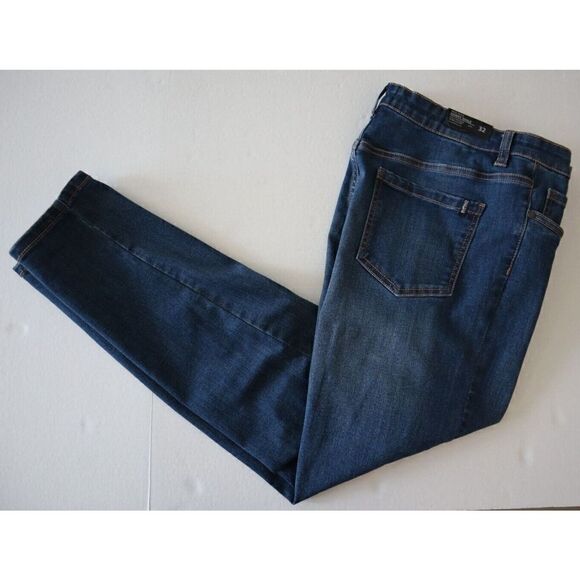 Buffalo David Bitton Women's Sz 32 Blue Faith Mid Rise Skinny Ankle Jeans - Picture 9 of 9